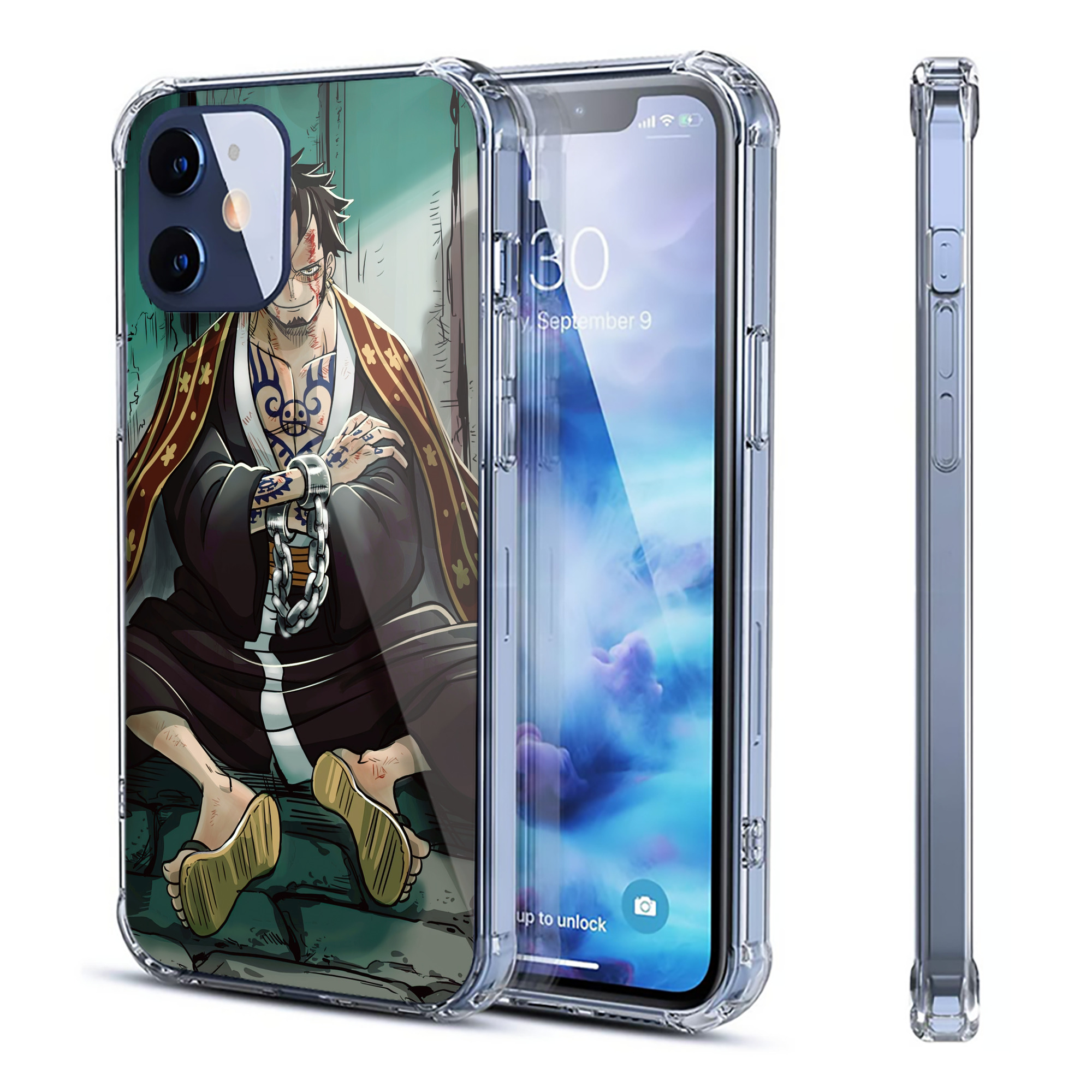 （画像用） ワンピース ONE PIECE 【iPhone 12シリーズ対応】透明スマホケース（クリアソフトケース）